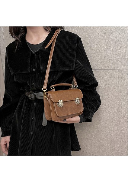 Sonbahar ve Kış Yeni Retro Moda Moda Omuz Crossbody Çanta (Yurt Dışından) modelleri