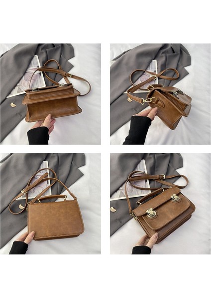 Sonbahar ve Kış Yeni Retro Moda Moda Omuz Crossbody Çanta (Yurt Dışından) indirimleri