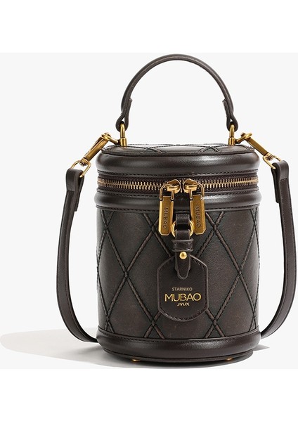 Kadınların Yeni Kış Retro Moda Zincir Omuz Crossbody Kova Çantası (Yurt Dışından)