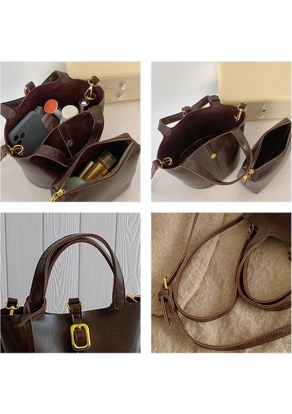 Kadınlar Için Yeni Retro Moda Niş Basit Tek Omuz Çapraz Askılı Kayınvalide Çantası (Yurt Dışından) indirimleri