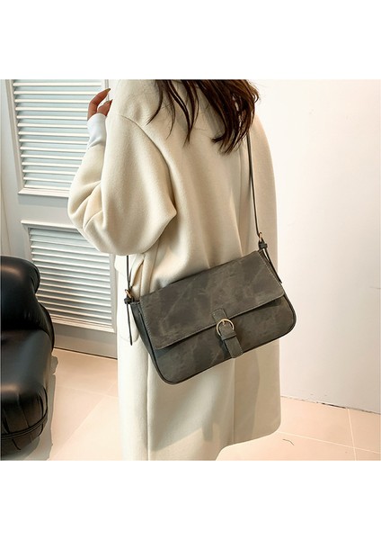 Kadın Yeni Maillard Retro Tarzı Omuz Crossbody Çanta (Yurt Dışından) fırsatları