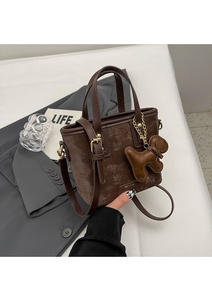 Yeni Kore Tarzı Moda Basit Çok Yönlü Kova Omuz Crossbody Çanta (Yurt Dışından) fiyatları