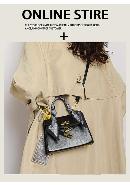 Kadınların Yeni Moda Üst Düzey Stil Ipek Eşarp Omuz Crossbody Çantası (Yurt Dışından) fırsatları