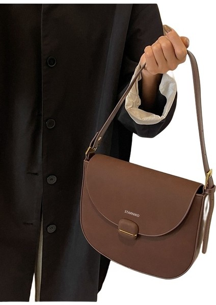 Kadınların Yeni Kore Tarzı Moda Buzlu Doku Omuz Crossbody Çantası (Yurt Dışından)