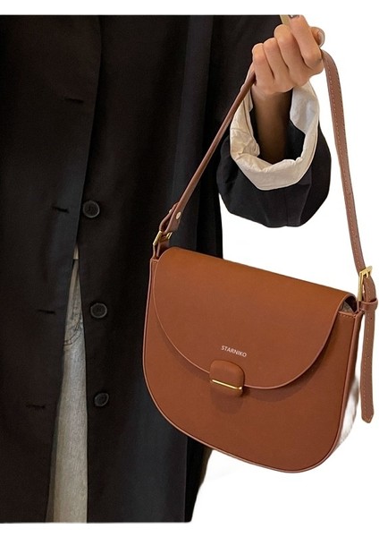 Kadınların Yeni Kore Tarzı Moda Buzlu Doku Omuz Crossbody Çantası (Yurt Dışından)