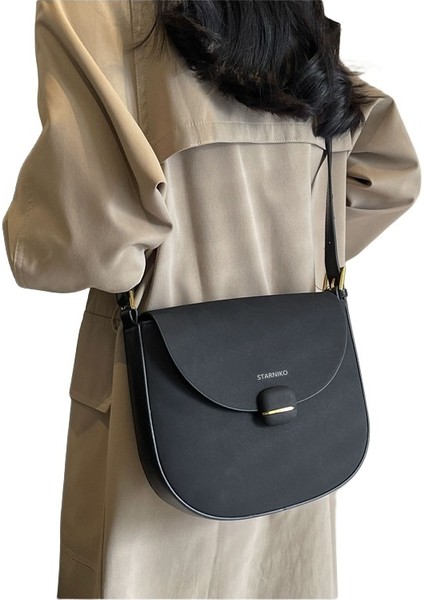 Kadınların Yeni Kore Tarzı Moda Buzlu Doku Omuz Crossbody Çantası (Yurt Dışından)