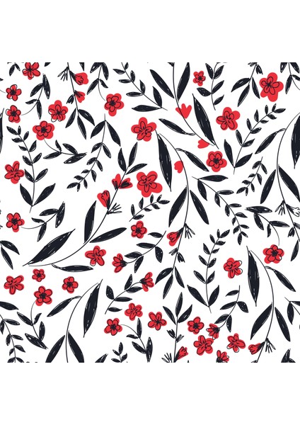 Siyah Kırmızı Çiçek Desenli Yapışkanlı Folyo, Mutfak, Tezgah, Masa, Dolap Kaplama Folyosu, Isıya Dayanıklı, Su Geçirmez, Yapışkan Folyolar, Sticker, Büyük Ebatlı, Dekoros fiyatları