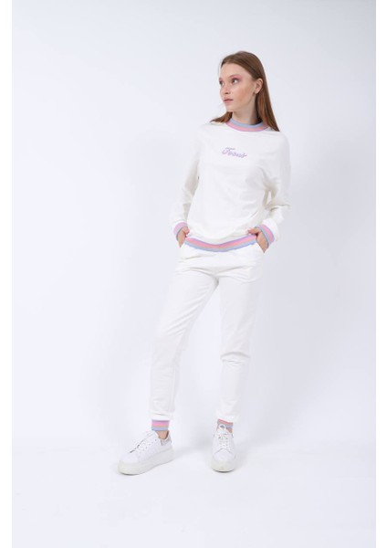 Ekru Focus Kadın Eşofman Takımı