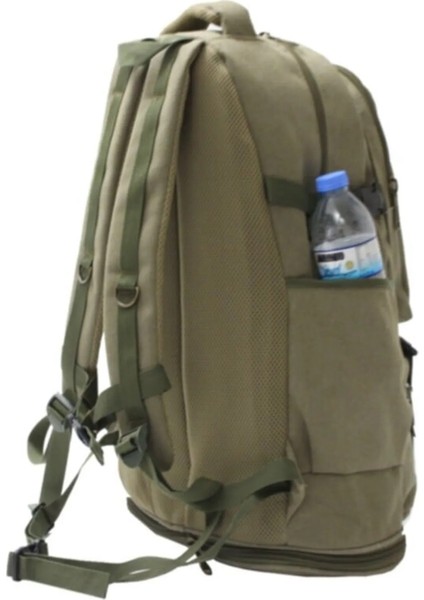 Escape 508 Dağcı Sırt Çantası Kanvas Kumaş Spor Outdoor Dağcı Kampçı Körüklü Sırt Çantası Günlük Kullanım Ortopedik Haki modelleri