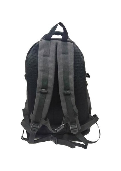 Escape 508 Dağcı Sırt Çantası Kanvas Kumaş Spor Outdoor Dağcı Kampçı Körüklü Sırt Çantası Günlük Kullanım Ortopedik Siyah modelleri