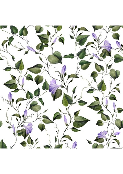 Mor Çiçekli Yeşil Yaprak Desenli Yapışkanlı Folyo, Mutfak, Tezgah, Masa, Dolap Kaplama Folyosu, Isıya Dayanıklı, Su Geçirmez, Yapışkan Folyolar, Sticker, Büyük Ebatlı, Dekoros fiyatları