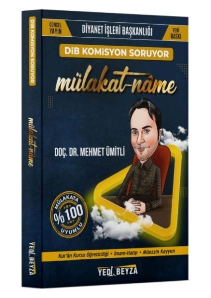 Yedibeyza 2024 Dib Mülakt Kitabı Mülakatname - Mehmet Ümitli