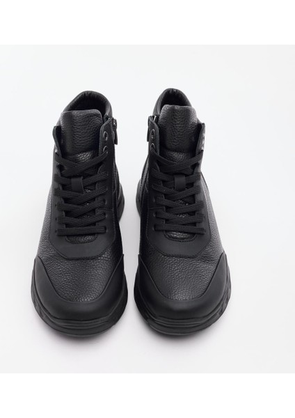 Bağcıklı Fermuarlı Hakiki Deri Erkek Bot modelleri