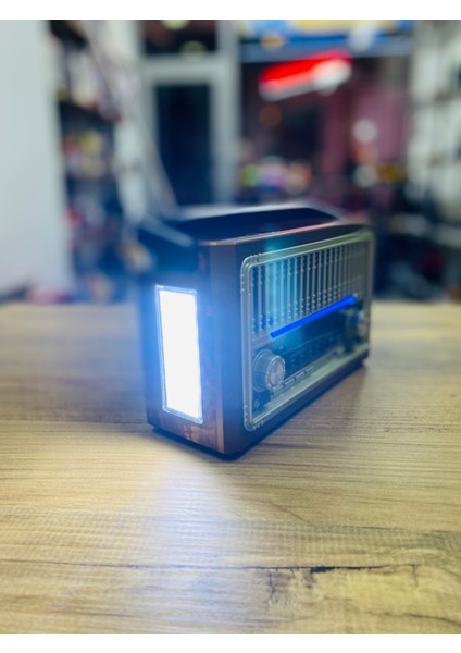 Nostalji Radyo Bluetoothlu Radyolu USB Sd El Fenerli KTF-1655