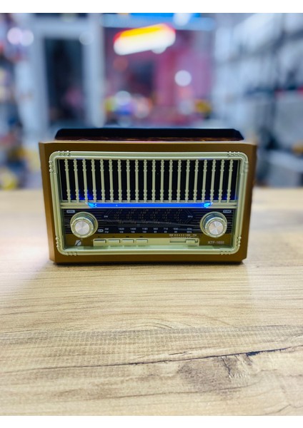 Nostalji Radyo Bluetoothlu Radyolu USB Sd El Fenerli KTF-1655