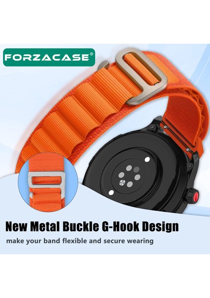 20 mm Universal Akıllı Saatler Için Kancalı Kumaş Kordon Kayış - FC246 fiyatları