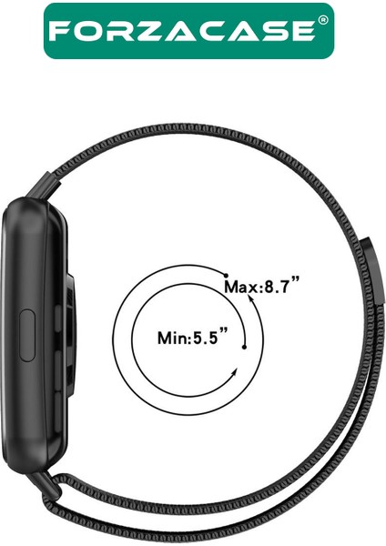 Huawei Watch Fit 2 Için Metal Mıknatıslı Kordon Kayış - FC297 indirimleri