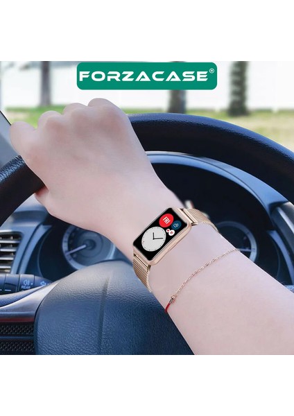 Huawei Watch Fit 2 Için Metal Mıknatıslı Kordon Kayış - FC297 fırsatları