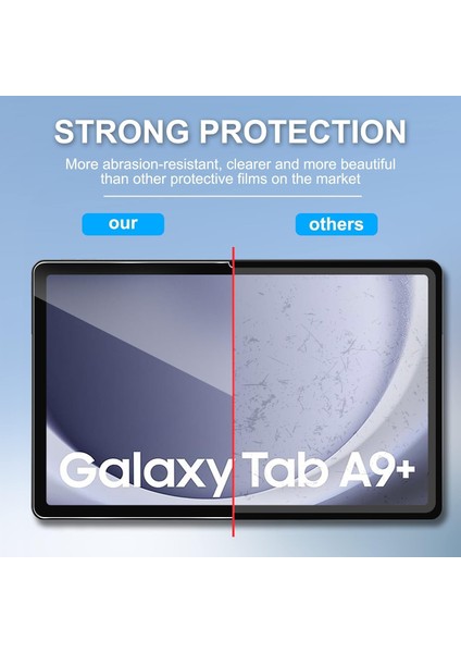 Samsung Galaxy A9 Plus X210 X215 X216 Kırılmaz Ekran Koruyucu Cam Tempered Glass 11 Inç Darbeye Dayanıklı fiyatları