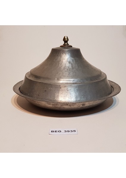 Bakır Kapaklı Sahan 80 Yıllık El Yapımı Çap=32 cm BEG_3935