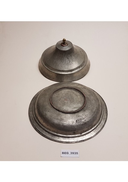 Bakır Kapaklı Sahan 80 Yıllık El Yapımı Çap=32 cm BEG_3935