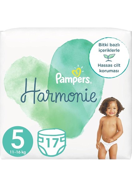 Pampers Harmonie Bebek Bezi 5 Beden 17’li