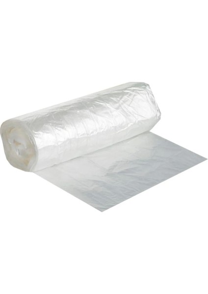 Beyaz Mini Küçük Boy 40 x 50 cm 30 Litre Çöp Torbası Poşeti - 40 Adetlik 3 Rulo