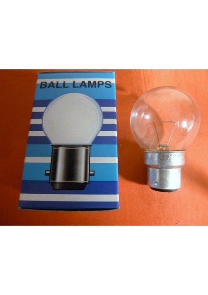 24V 40W B22D 45X70 Süngülü Şeffaf Top Ampul. 10 Ad. fiyatları