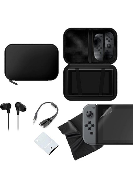 Gd 34 Nintendo Switch Essentials Taşıma Çantası Ekran Koruyucu ve Kulaklık