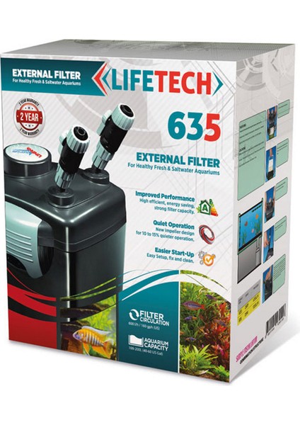 Life Tech 635 Dış Filtre 600LH 106008