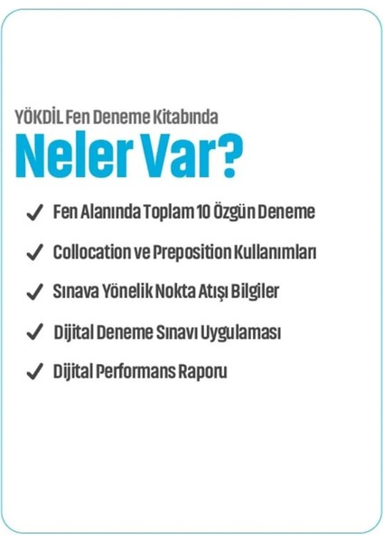 Yökdil Fen Bilimleri Deneme Sınavları