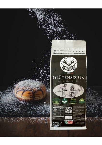Glütensiz Un Karışımı (Kek, Kurabiye ve Tatlılar için) fiyatları