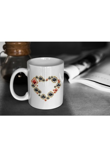 Iskambil Love Hediyelik Baskılı Kupa Bardak