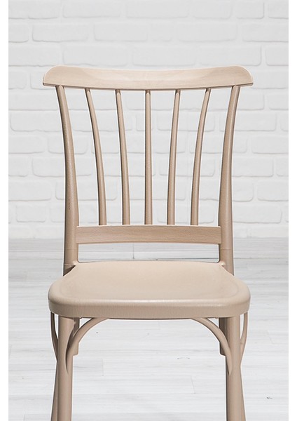 6 Adet Violet Cappucino Sandalye / Balkon-Bahçe-Mutfak