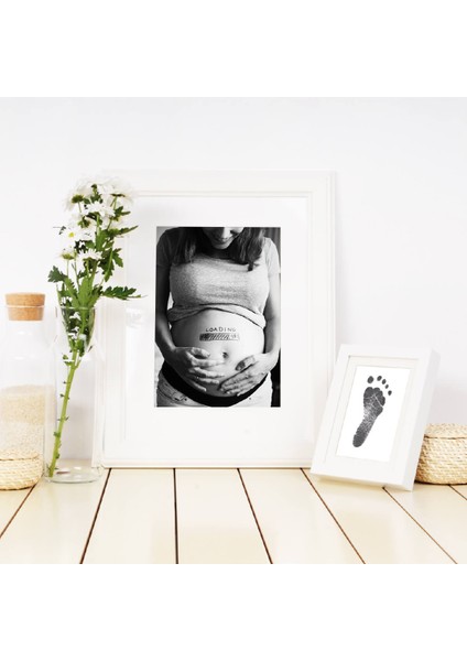 Bebek El Ayak Izi Seti - Toksik Olmayan Mürekkepsiz Baskı Kiti fırsatları