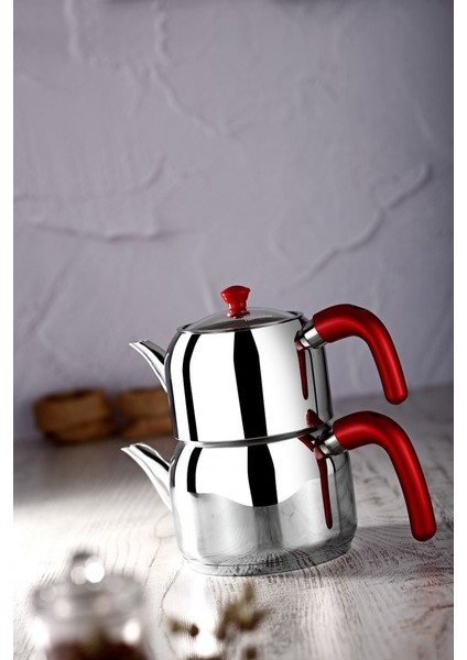 Armada Aile Boy Çelik Çaydanlık - Cam Kapaklı fırsatları