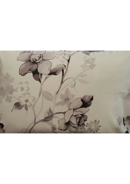 Tek Kişilik Baskılı Ranforce Nevresim Seti Beyaz Kahve Çiçekli 8696474231525 modelleri