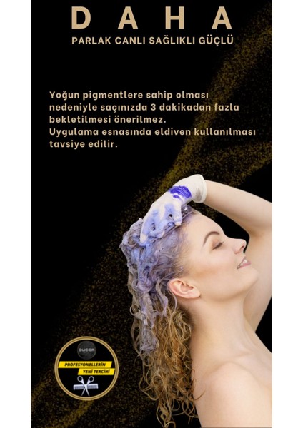 Ducca Mor Şampuan 500 ml (Keratin İçerikli, Tuzsuz)