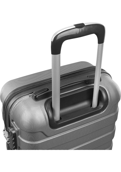 Nova 55 cm Gümüş - Gri Unisex kabin Boy Valiz fırsatları