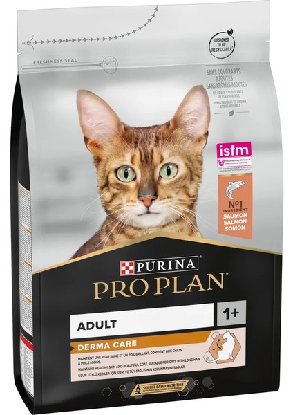 Derma Plus Tüy Yumağı Önleyici Kuru Kedi Maması 3 kg