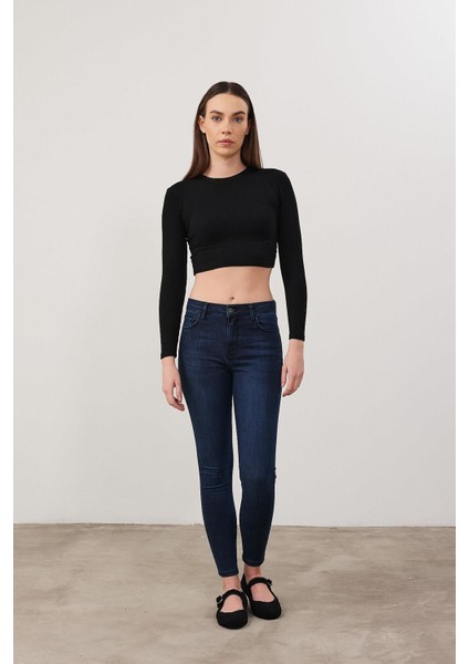 Kadın Gabriella Smoke Blue Skinny Jean Pantolon fiyatları
