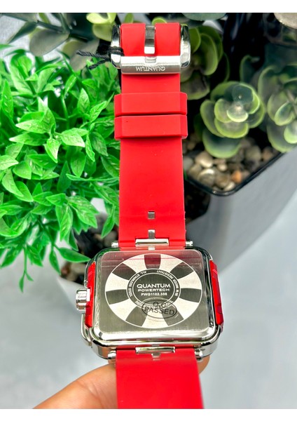 Marka Multifonksiyonlu Dikdörtgen Model 5ATM Su Geçirmez Silikon Kordon Şık Erkek Kol Saati indirimleri