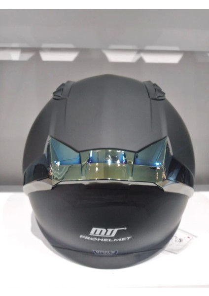 Kask Mts Pro 801 Mat Siyah Güneş Gözlüklü