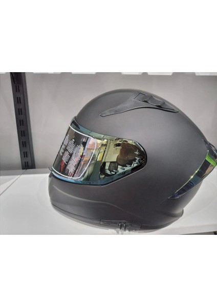 Kask Mts Pro 801 Mat Siyah Güneş Gözlüklü