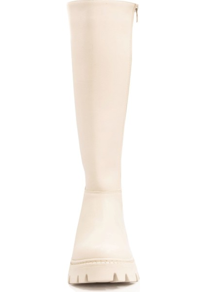 Bty 1417 Bej Bayan Çizme Çizme fırsatları