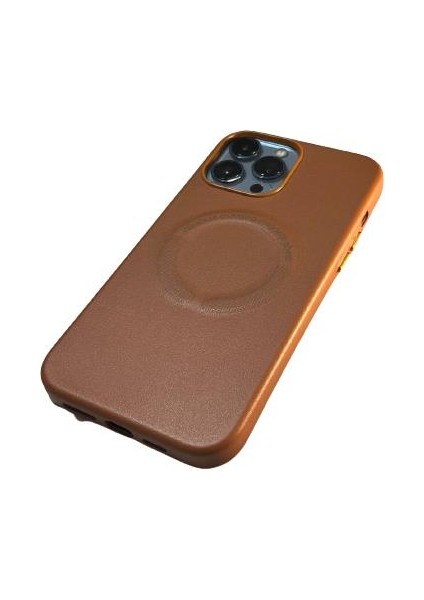 Iphone 14 Pro Max Magsafe Leather Kapak Kılıf