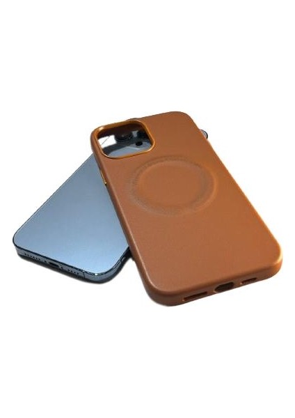 Iphone 14 Pro Max Magsafe Leather Kapak Kılıf