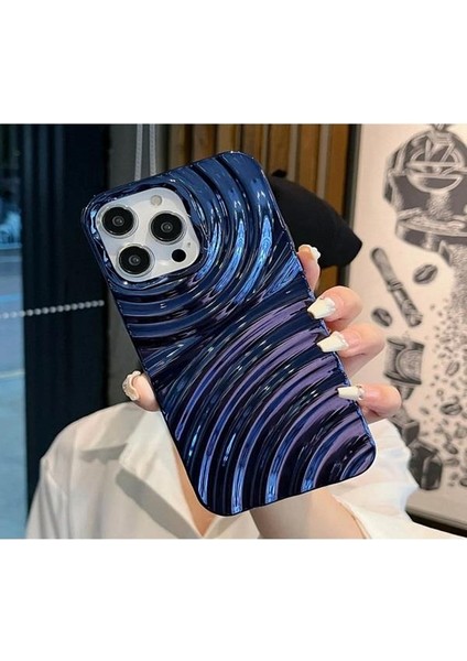 Iphone 11 Ripples Krom Detaylı Darbeye Dayanıklı Silikon Kılıf