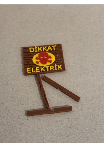 ATG Store Akvaryum Dekoru Dikkat Elektrik Yazısı