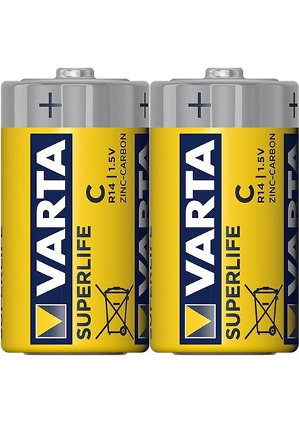 Superlife Çinko Orta C Boy Pil 24'lü Paket